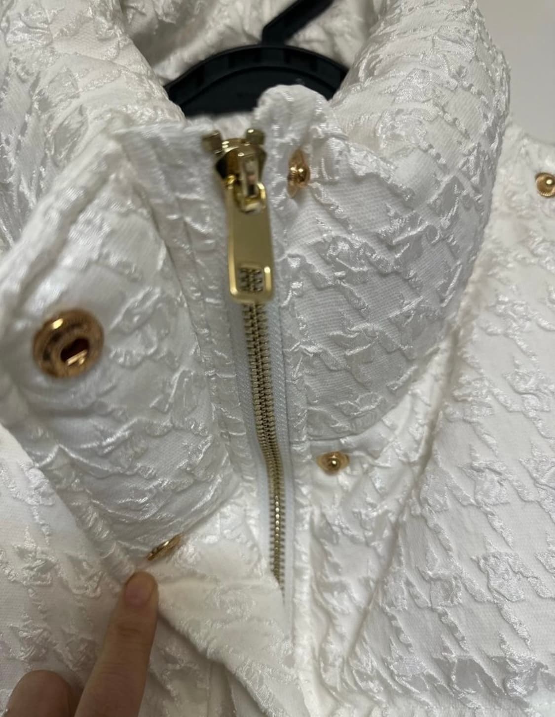 줄로그트위드 패딩 조끼 구스베스트 상품이미지5