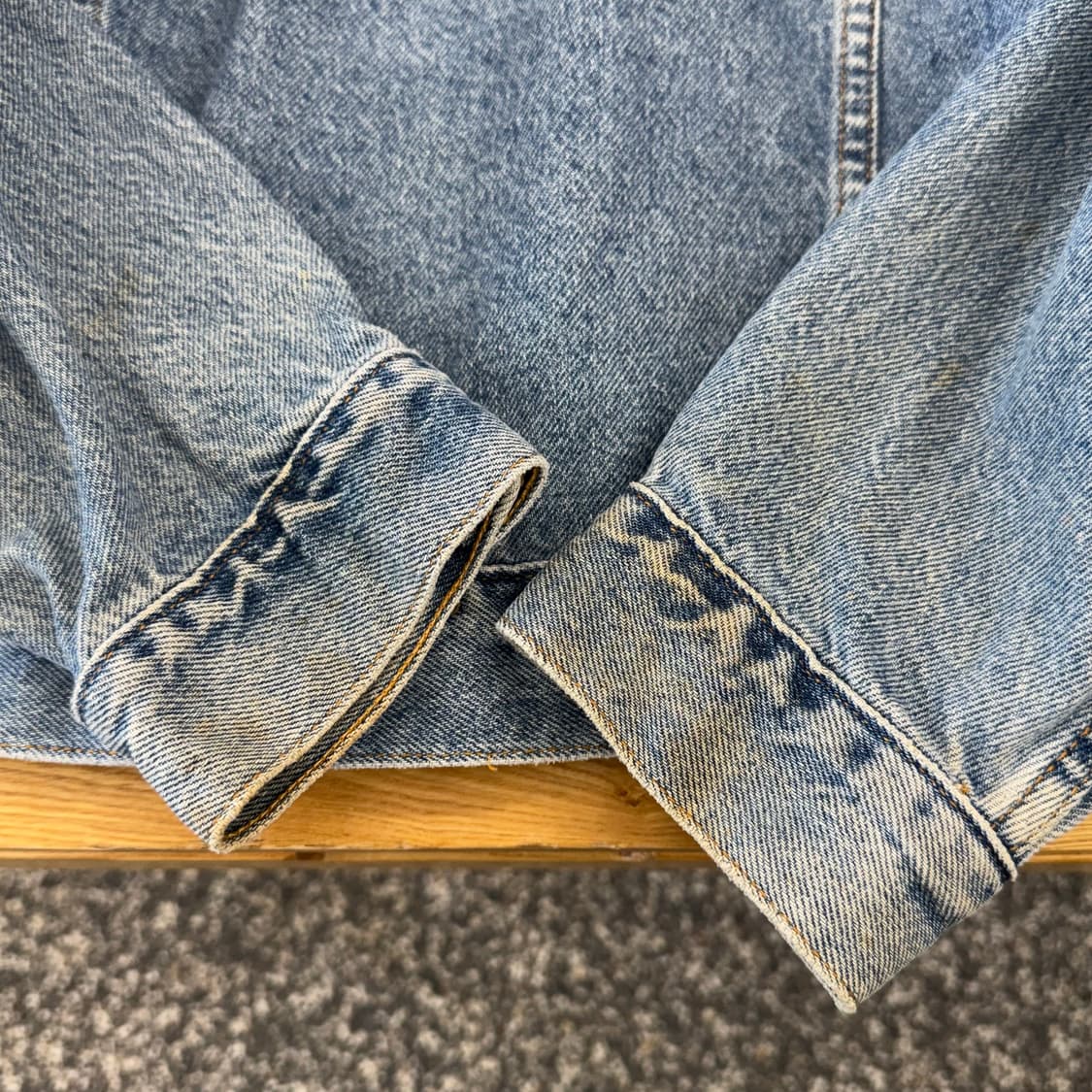 90s 리바이스 타입3 데님 트러커 자켓 made in USA (M) 상품이미지6