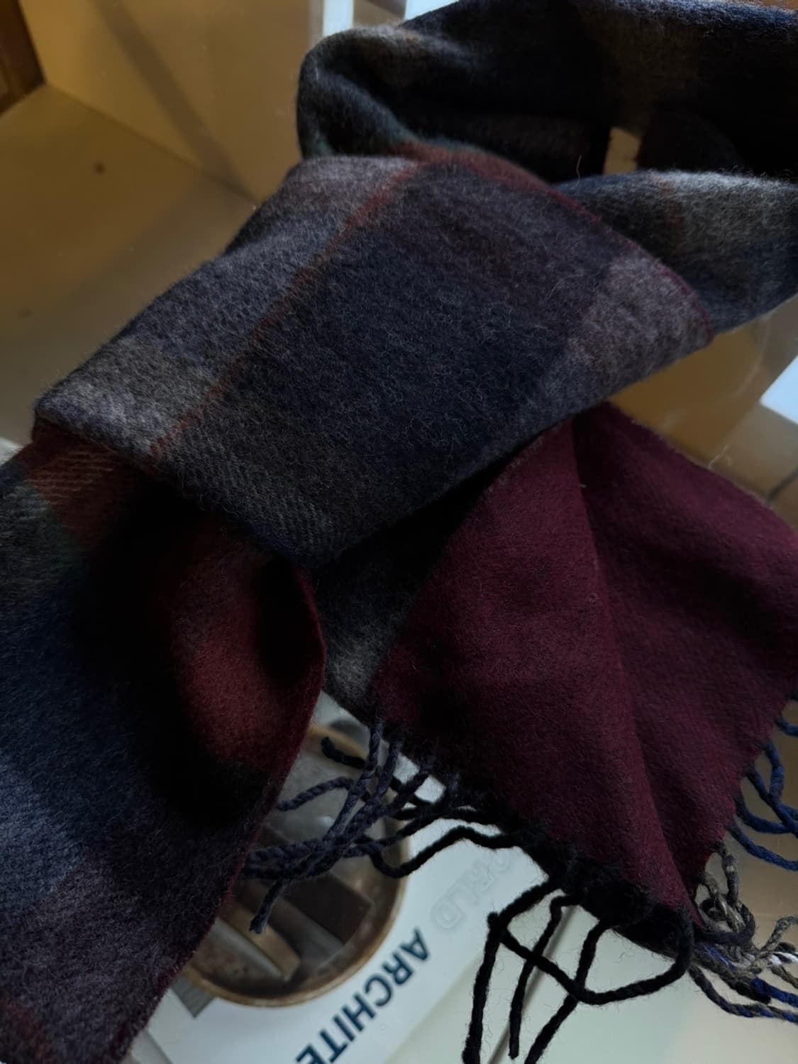 발렌타인 울캐시미어 머플러 상품이미지4