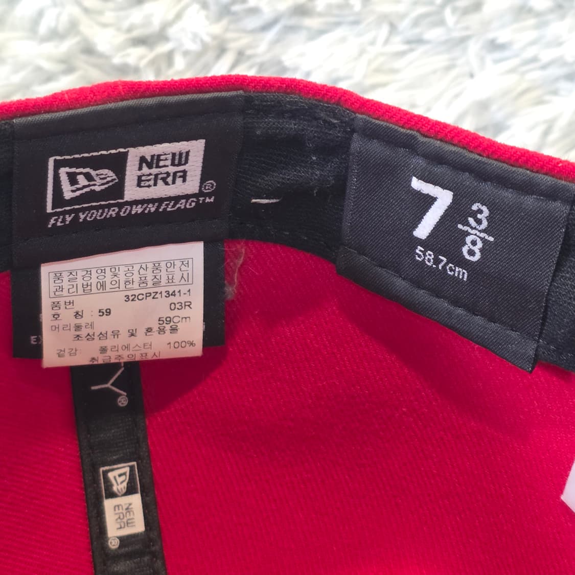 L8-2:뉴에라 59피프티 신시내티 레즈 온필드 캡 레드/블랙 (58.7 상품이미지7