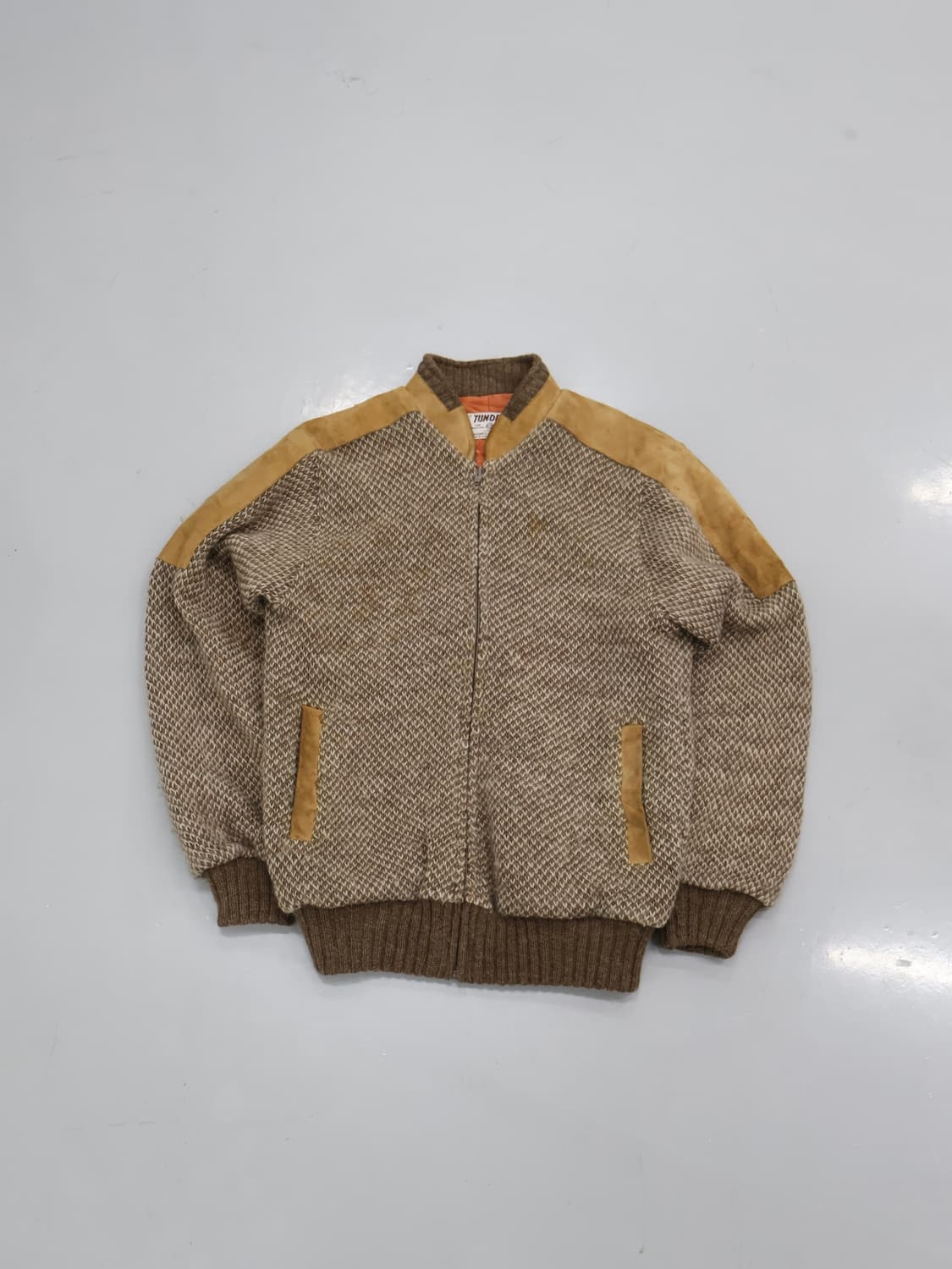 TUNDRA Wool Knit Flight Jacket 상품이미지1