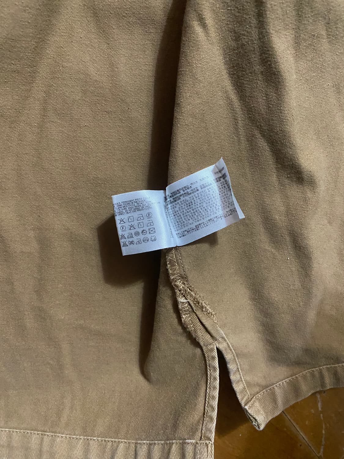 (해외판) 스파오 워크웨어 베이지 남방 (100) 상품이미지5