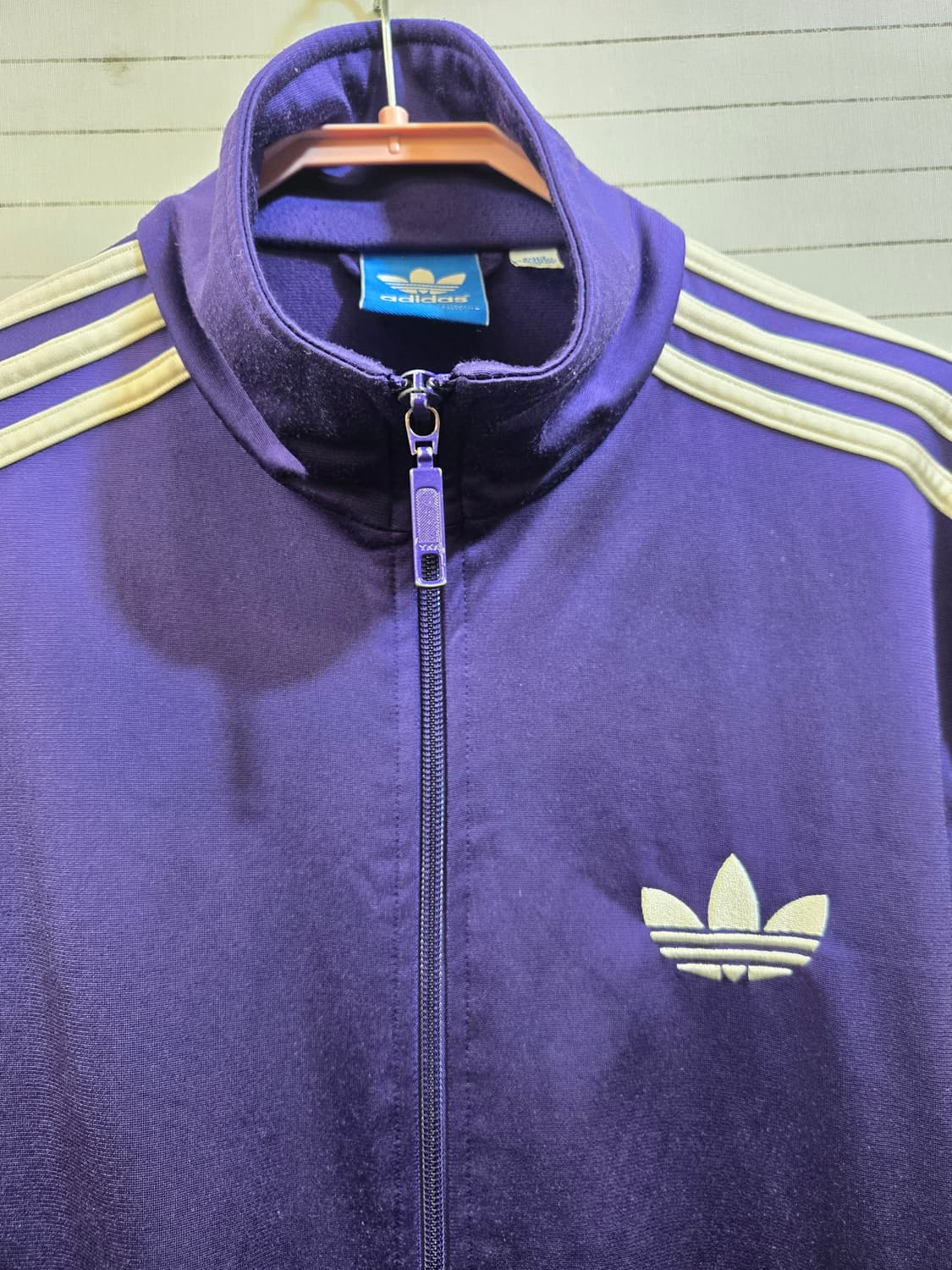 아디다스 트랙탑 저지퍼플S 상품이미지2