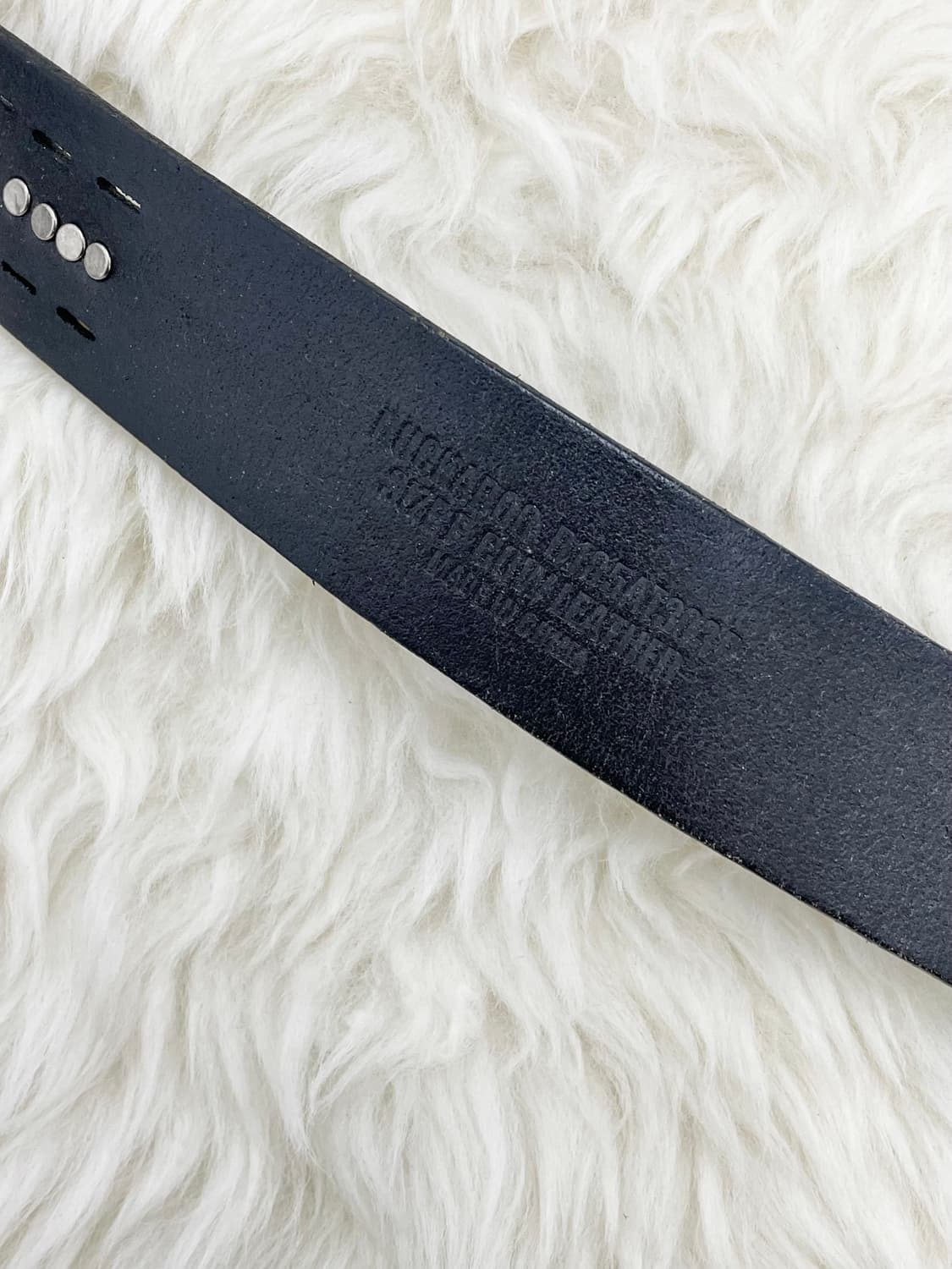 버커루 리얼레더 펀칭 버클 벨트 상품이미지7