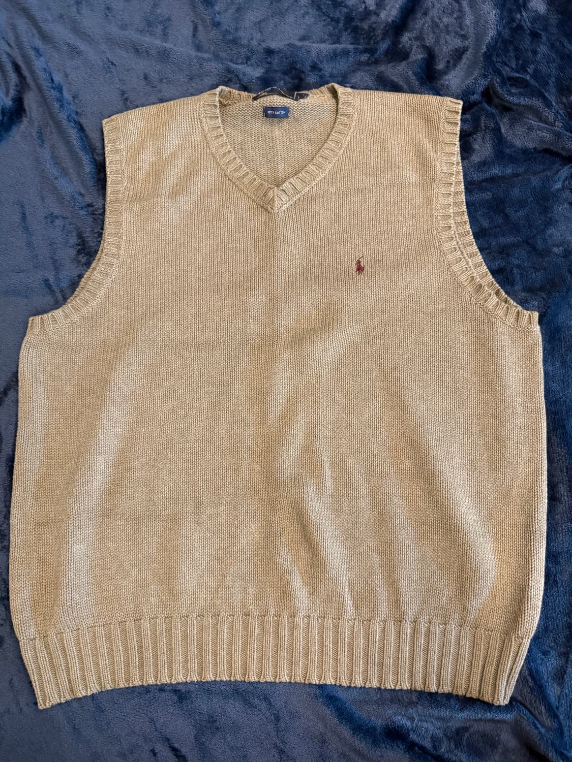 폴로 니트 조끼 L 상품이미지1