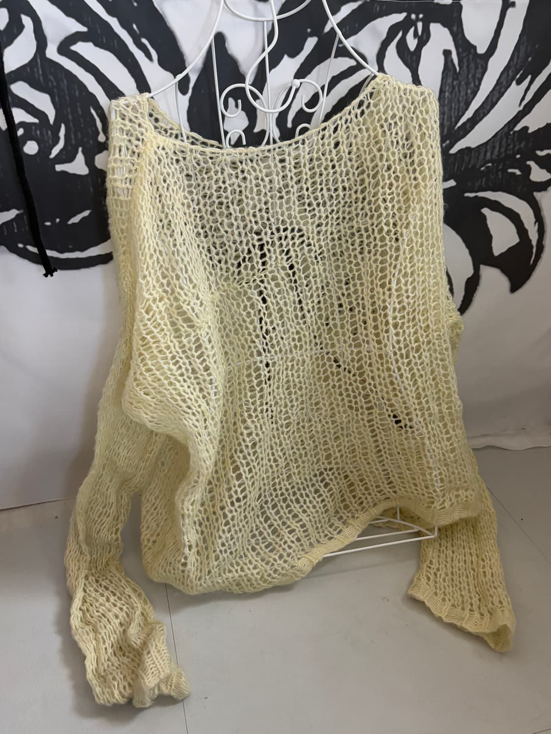 • Ivory crochet knitwear 상품이미지6