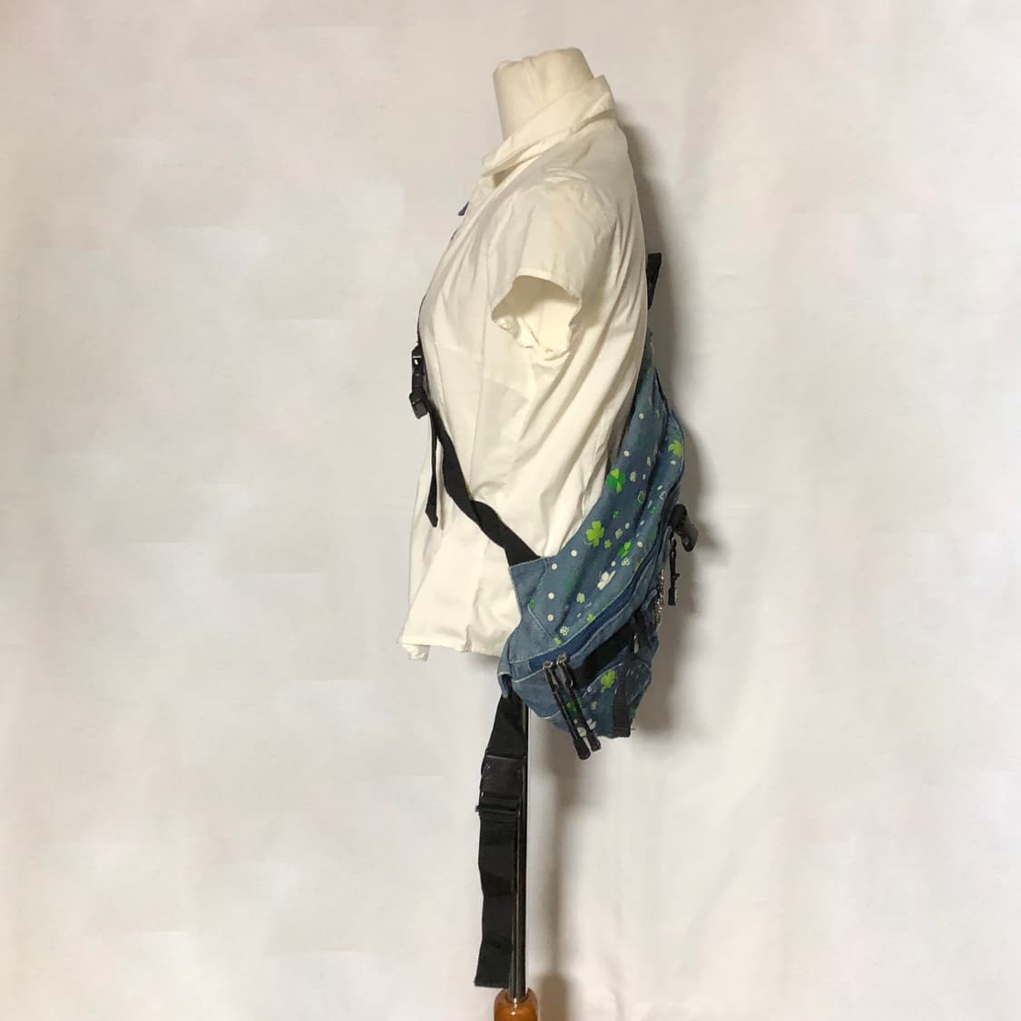 데님 클로버 원숄더 백팩 상품이미지10