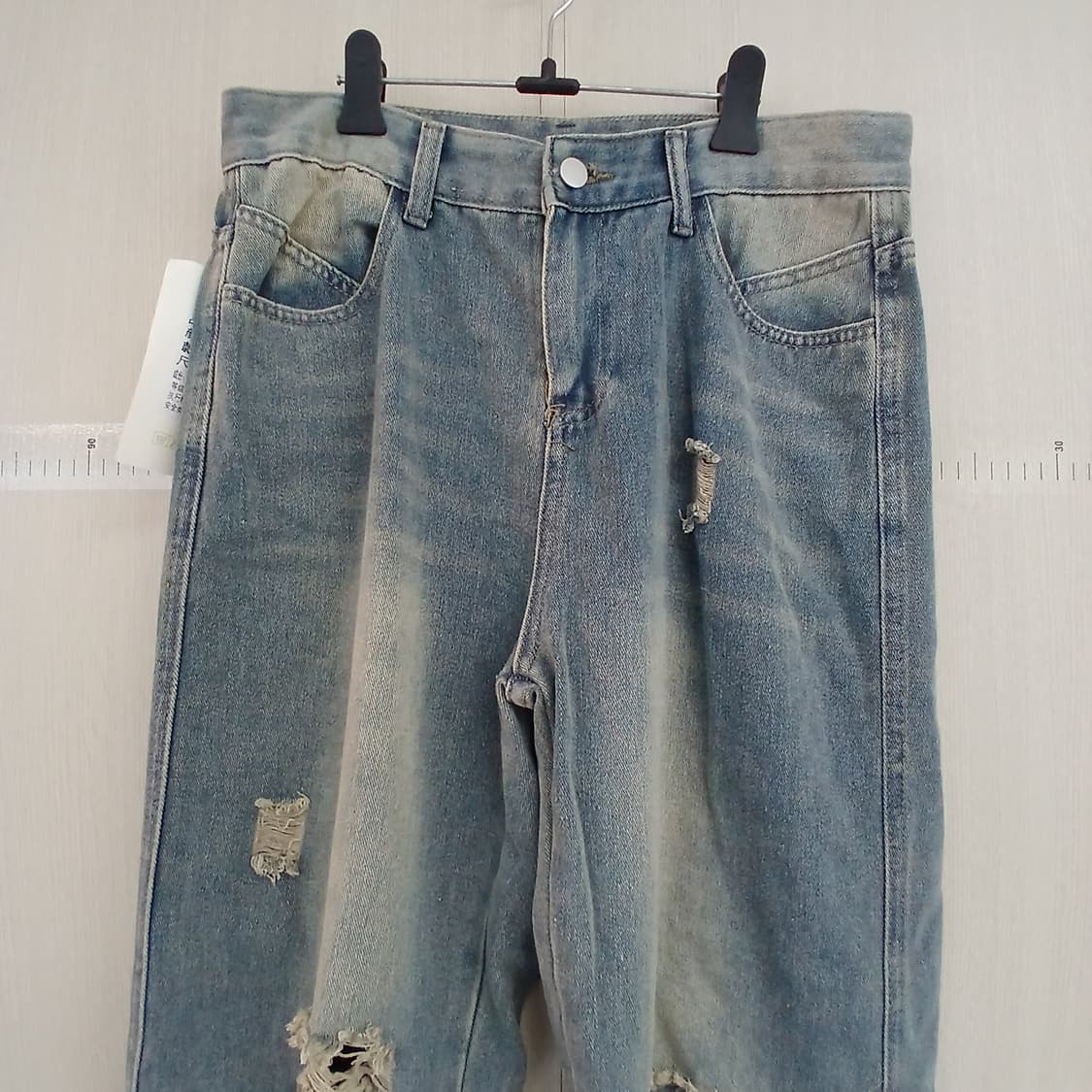 디스 워싱 데미지 청바지 상품이미지2