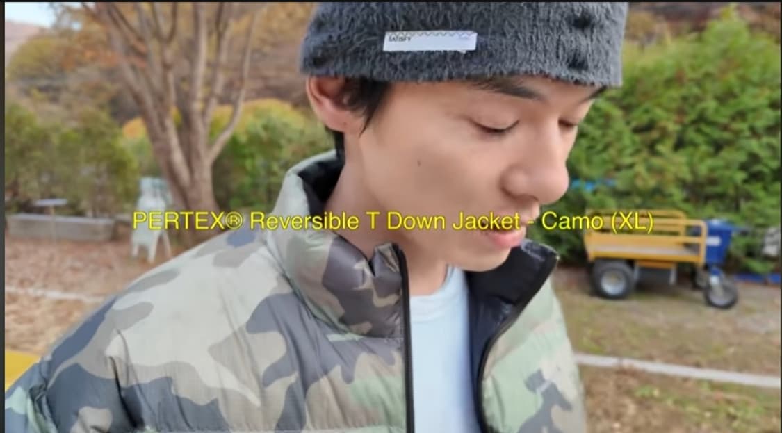 디스이즈네버댓 퍼텍스 리버시블 티 다운자켓 카모 M 상품이미지1