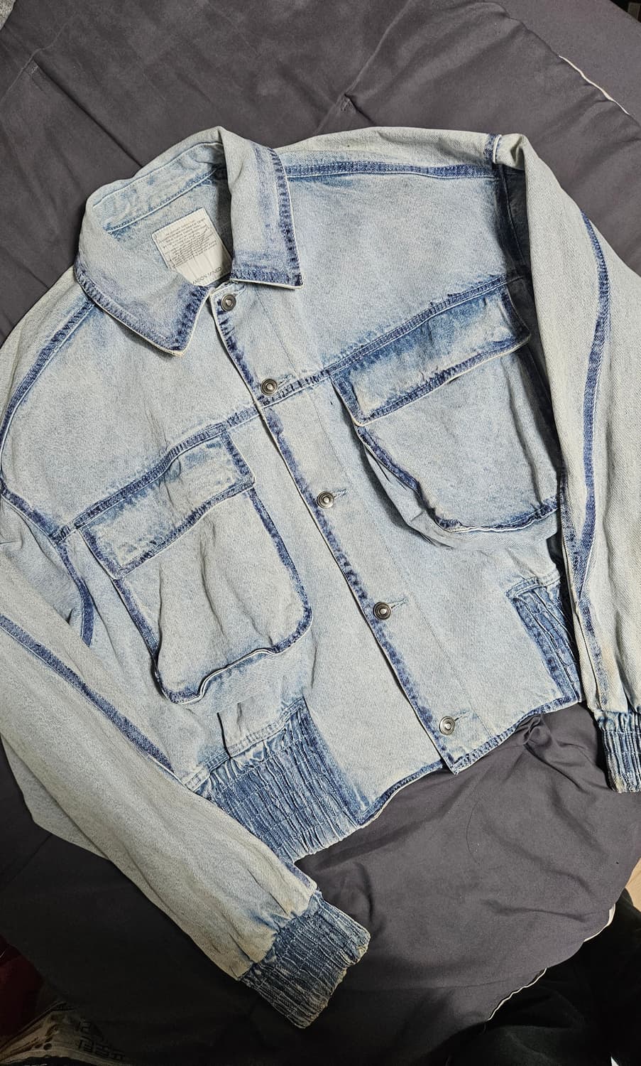 메종미네드 데님 트러커 자켓 L 상품이미지1