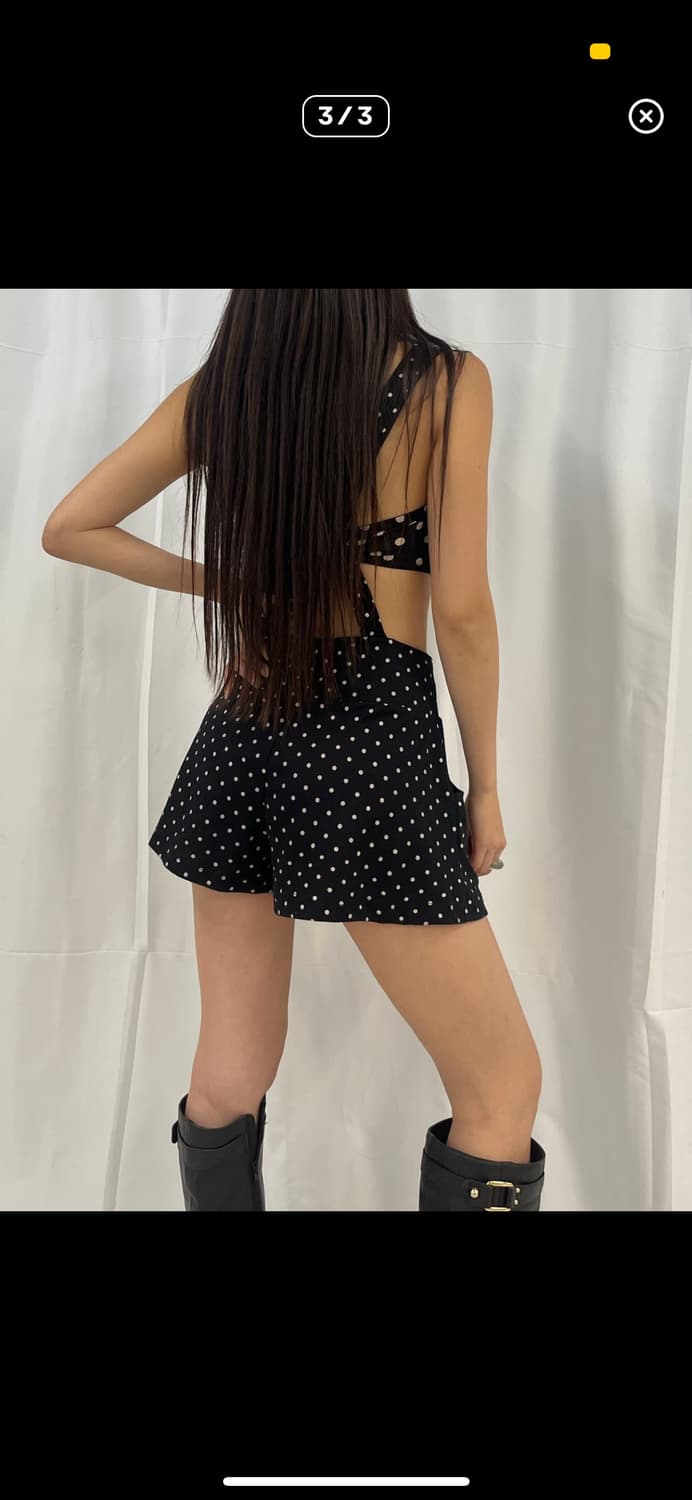 도트 아일렛 멜빵 상품이미지3