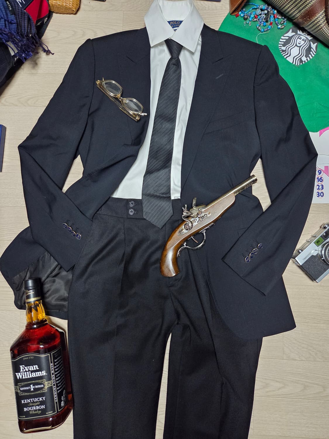 (~3~회 착)(금장 네이비 단추)돌체앤가바나 수트 자켓 블레이저 정장 상품이미지6