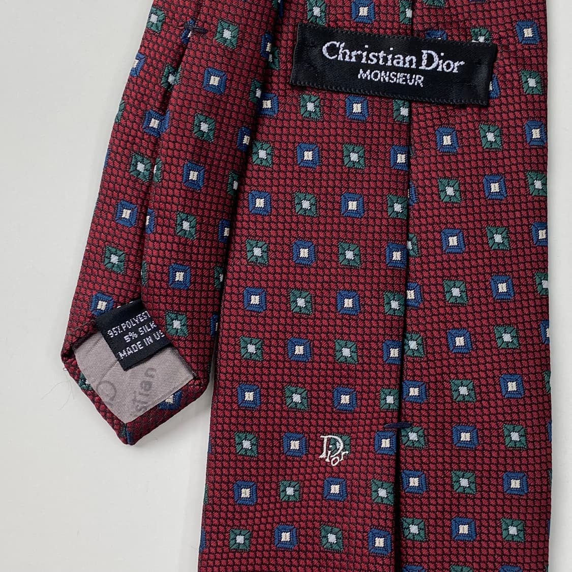 크리스찬 디올(Dior) 심플로고 명품 정품넥타이 상품이미지6