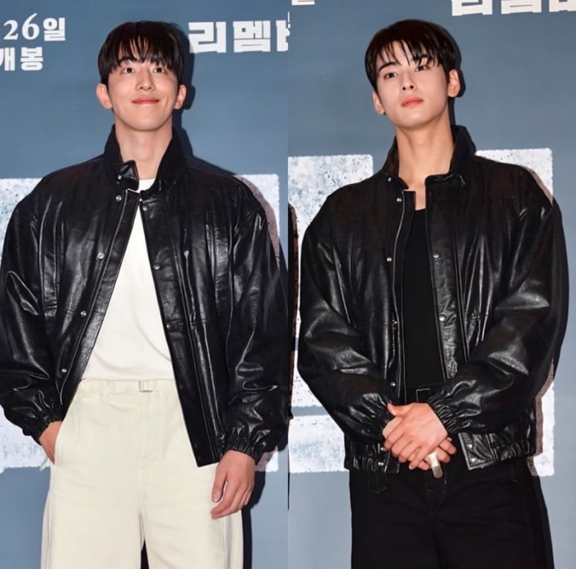 [M] 르메르 22FW 크링클드 레더 블루종 자켓 상품이미지1