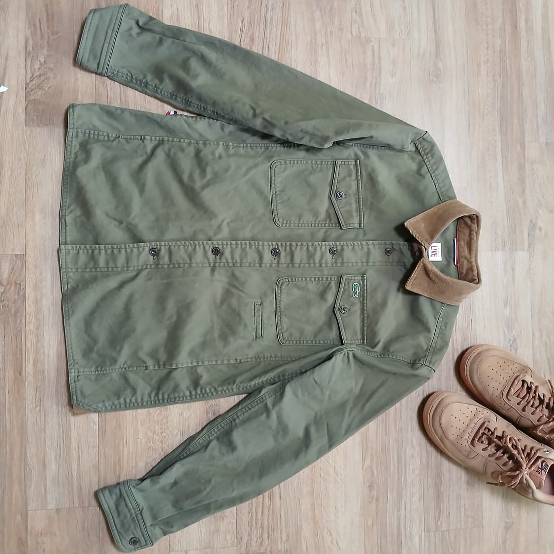 LACOSTE 라코스테 코듀로이 헌팅 셔츠 자켓 상품이미지3