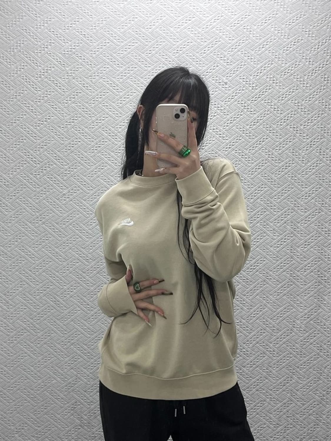 나이키 NSW 클럽 프렌치 테리 크루 맨투맨 L C08048 상품이미지2