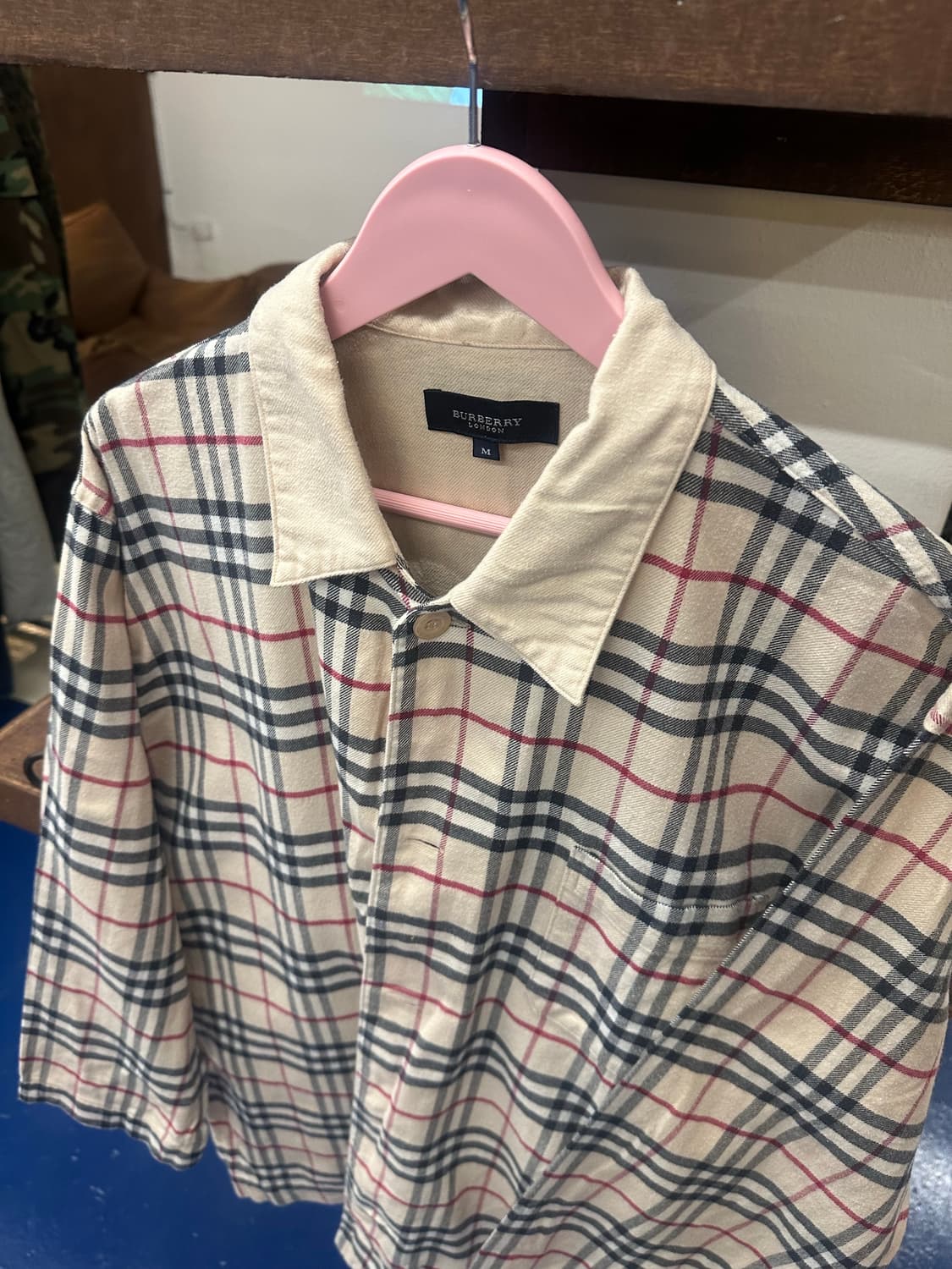 Burberry 버버리 체크 반팔셔츠 상품이미지3