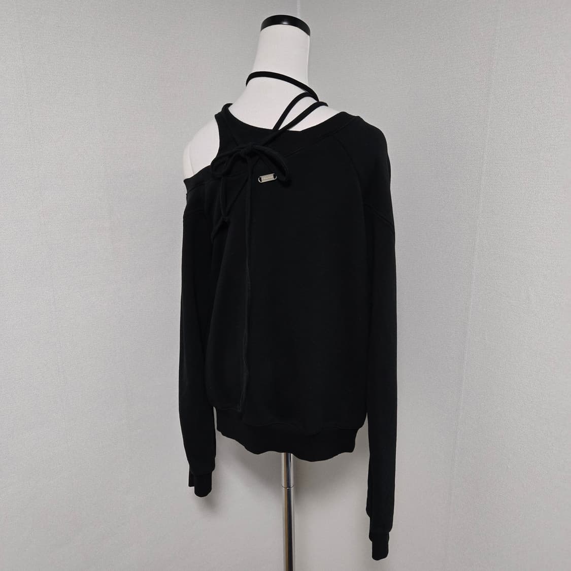 나체 슬릿 코튼 맨투맨 /여성 맨투맨/여자 맨투맨  상품이미지8