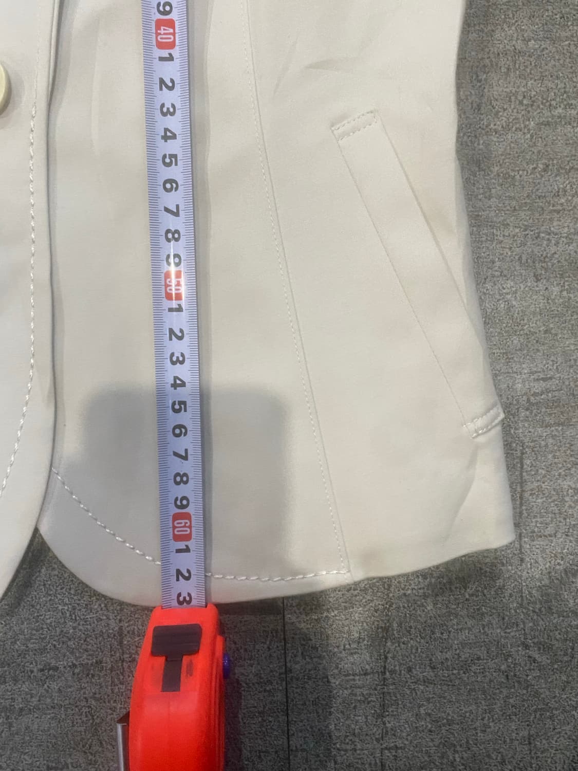 일본빈티지 Mlle 보헤미안긱시크y2k 뱀가죽 자켓 아이보리 상품이미지4