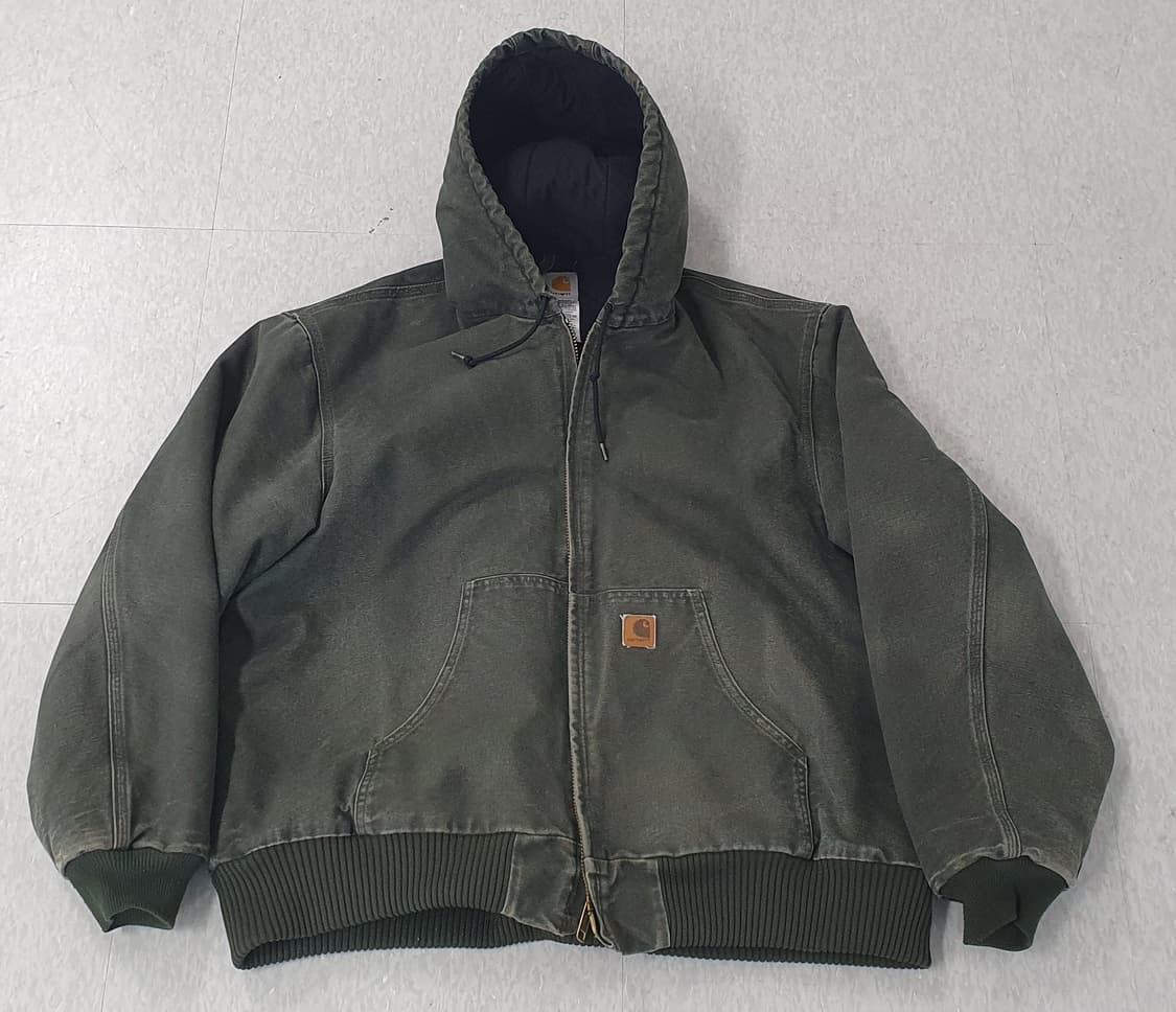 칼하트 j130 MOS 샌드스톤 액티브 후드 자켓 xxl 상품이미지1