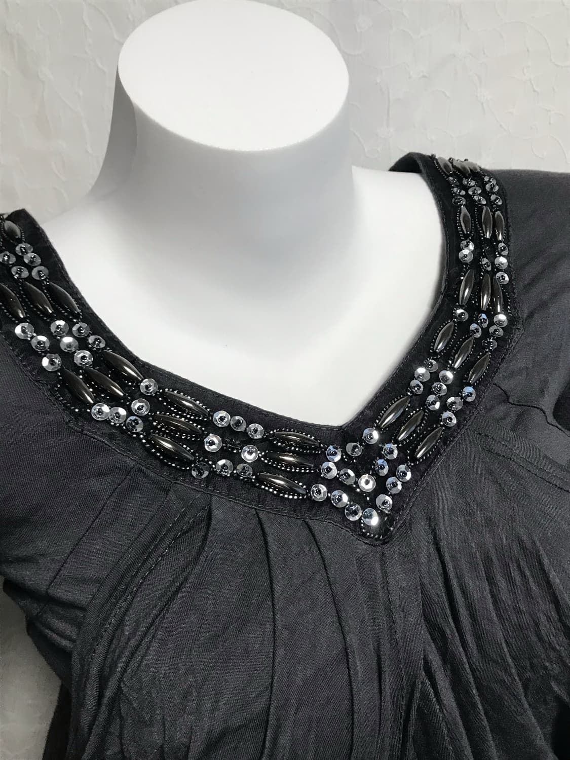 빈티지 아카이브 그런지 드레이프 큐빅 롱슬리브 탑 상품이미지5