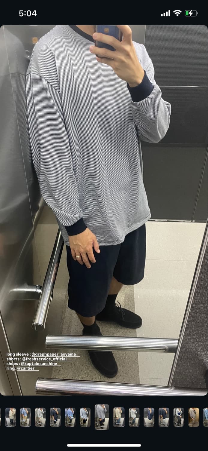 FreshService corporate easy shorts 네이비 상품이미지1