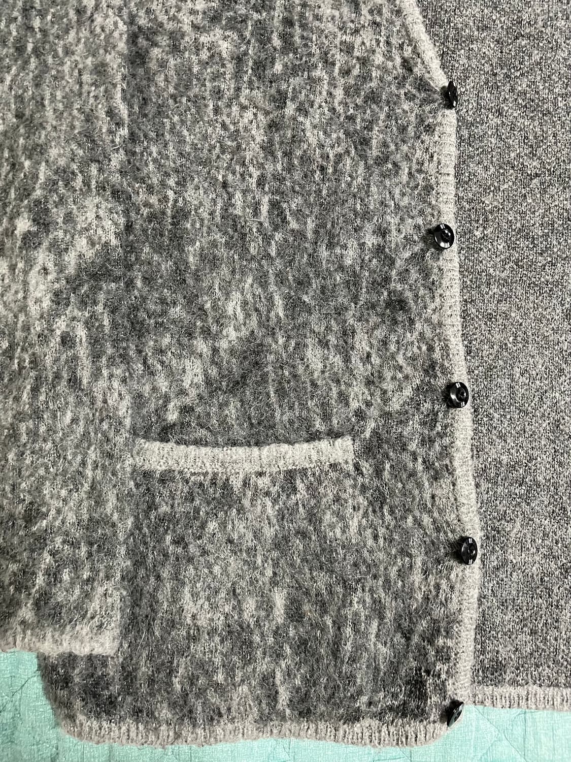 네이버후드 레오파드 모헤어 가디건 M size 상품이미지3