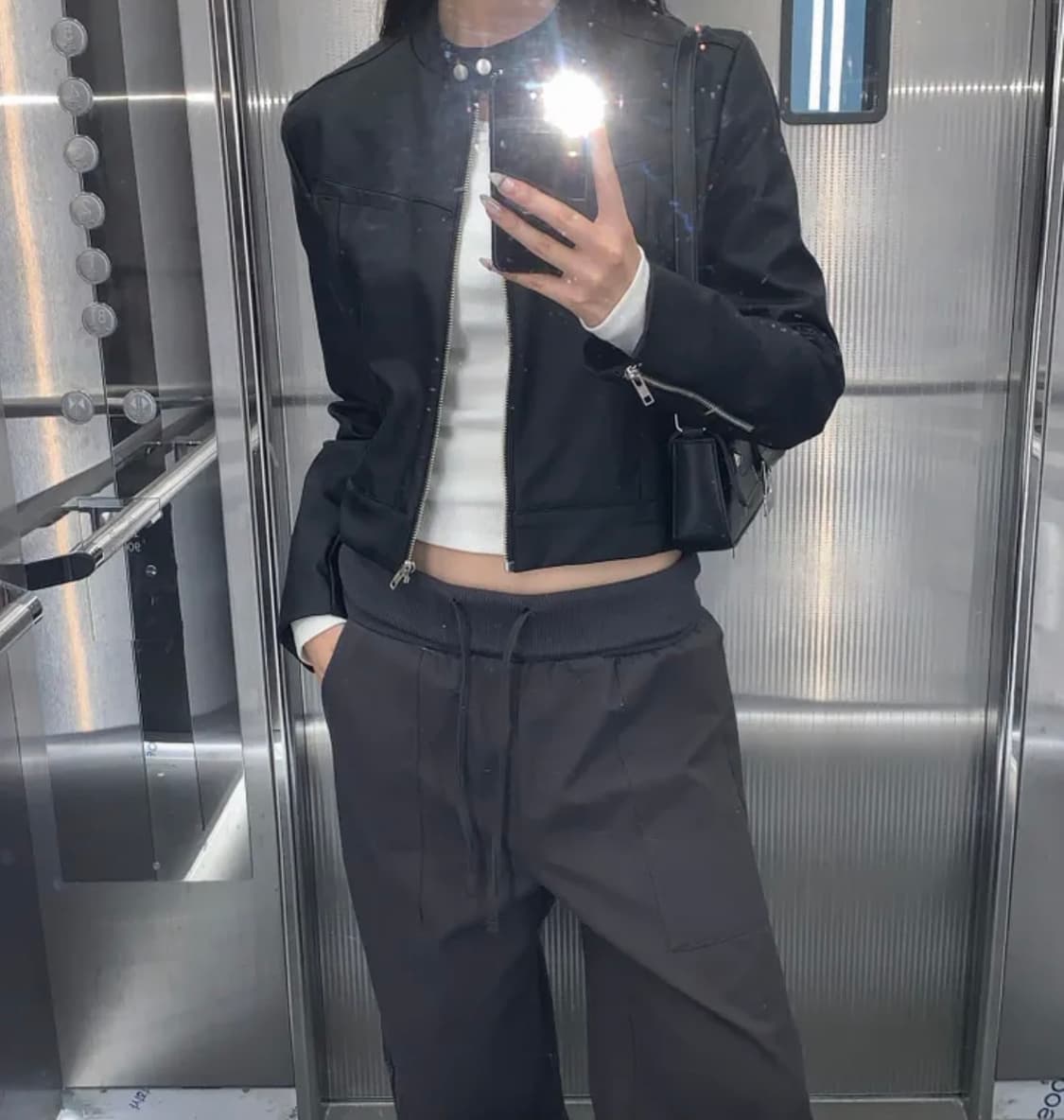 하몽 Mark leather jacket 상품이미지1