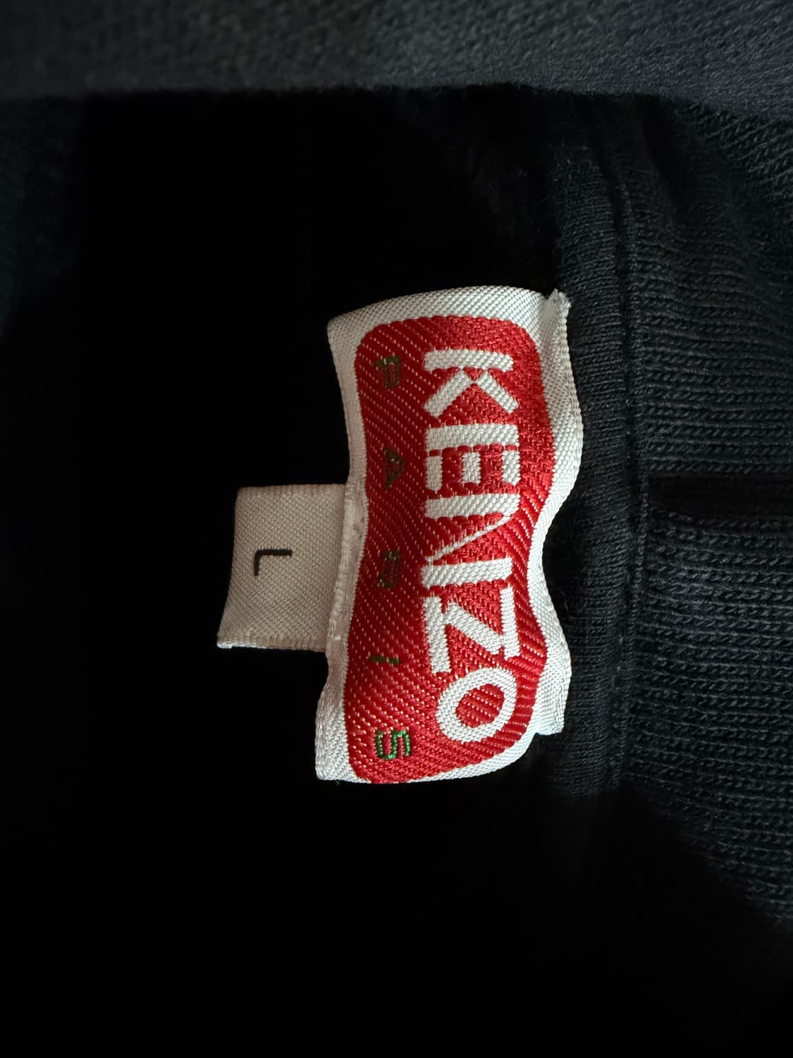 겐조 22fw 타이거 테일 블랙 오버사이즈 후드티 상품이미지3