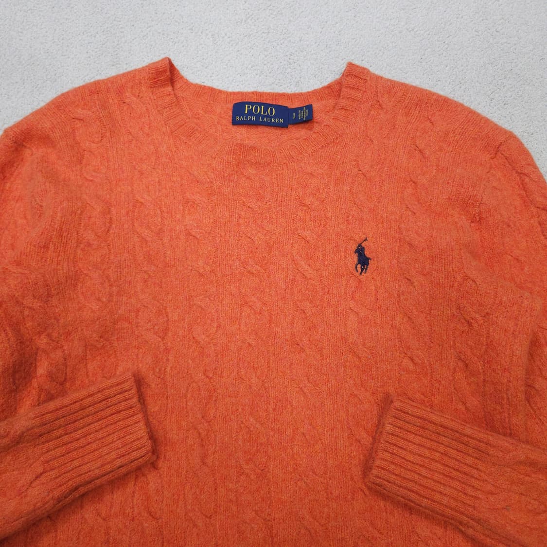 폴로 랄프 로렌 신형 울 캐시미어 케이블 니트 S 상품이미지3