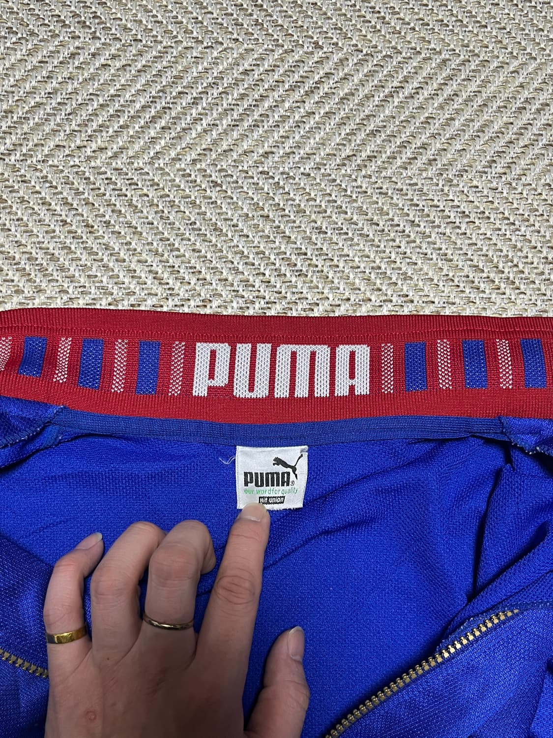 공용 퓨마 퓨마 가오리핏 져지 트랙탑 L 상품이미지6