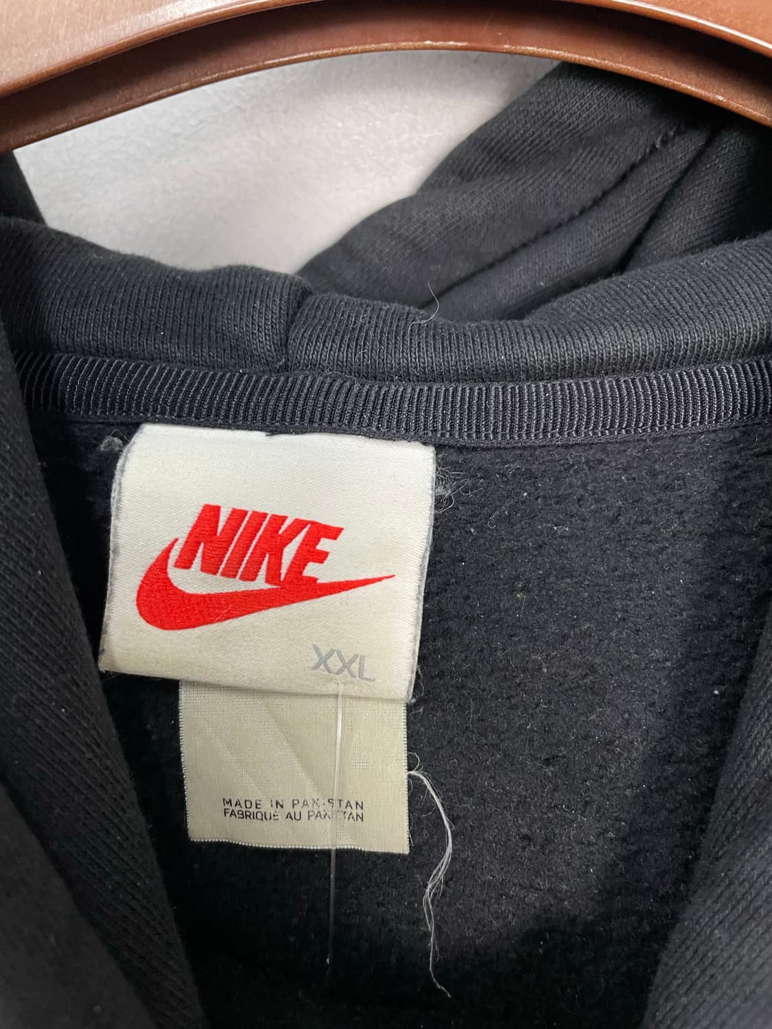 나이키x스투시 NRG RA 워시드 풀오버 블랙 후드티 H2162 상품이미지5