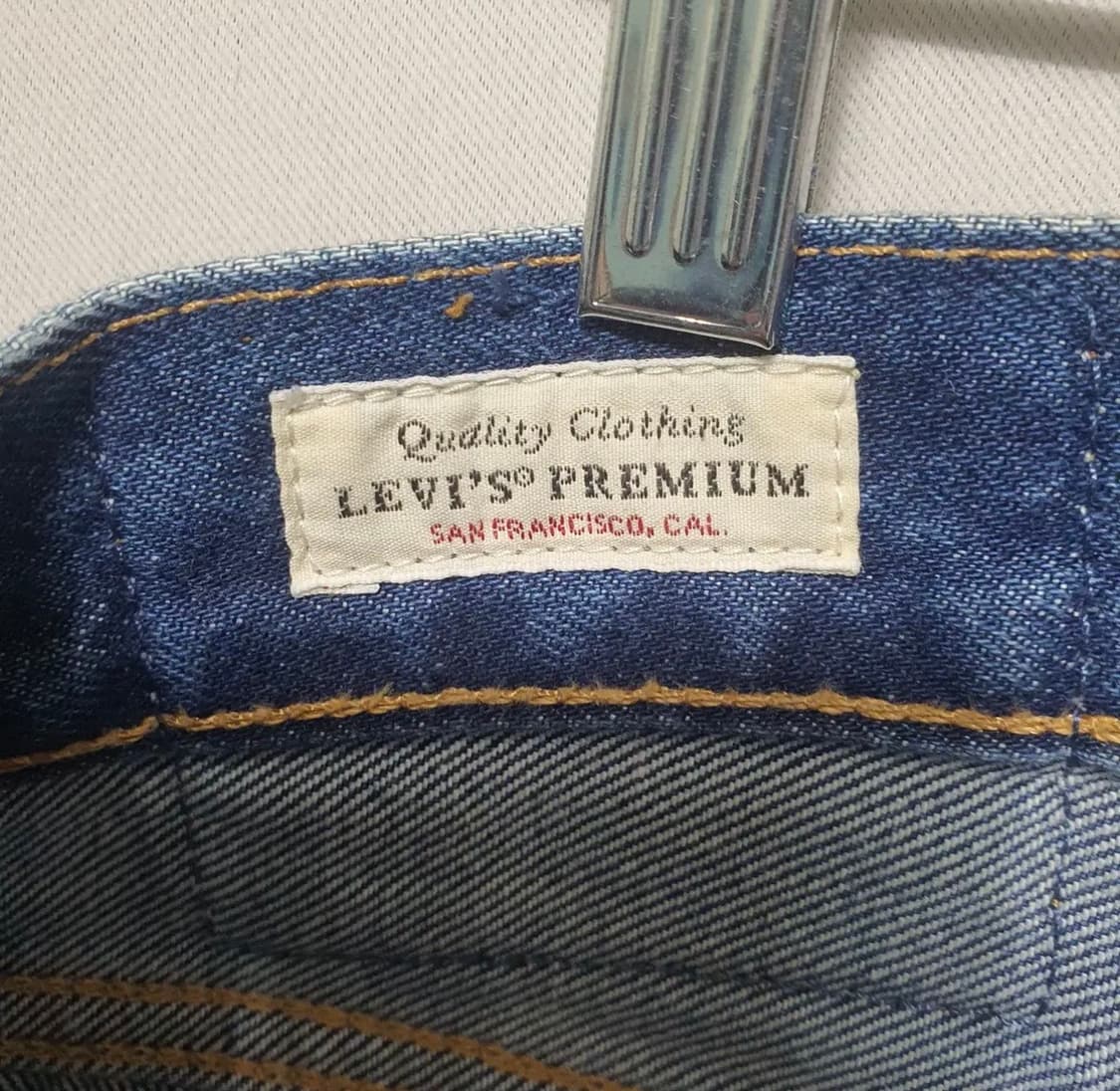 D139 리바이스 501 남성 셀비지 진 데님바지 32 상품이미지5