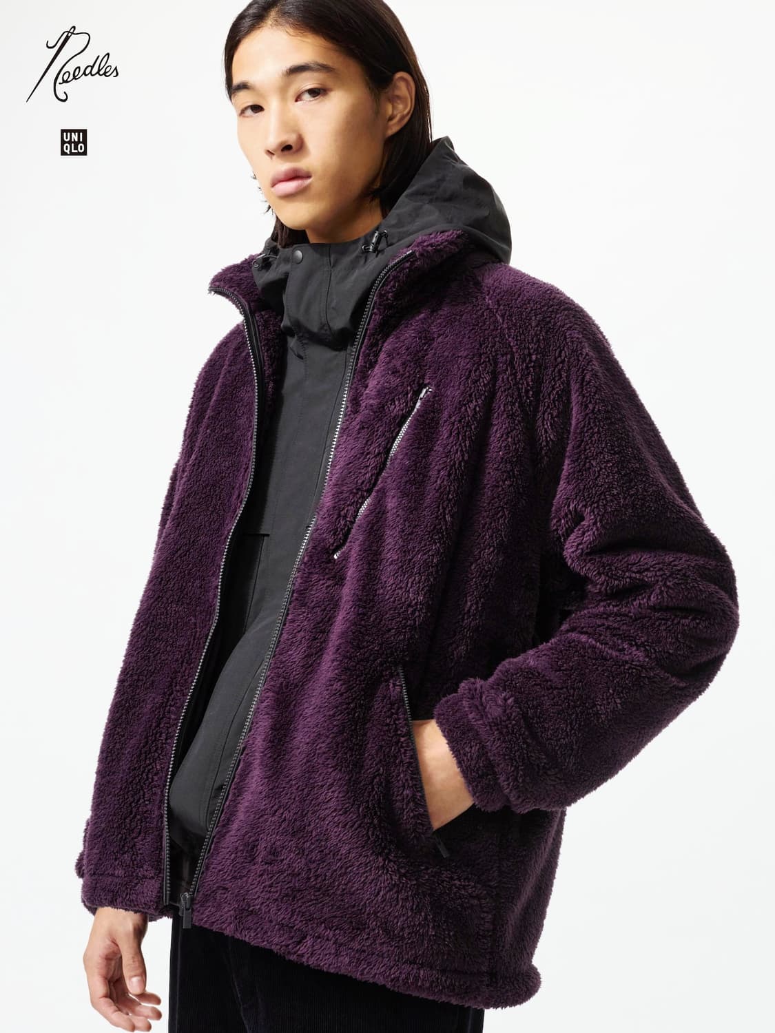 유니클로 X 니들스 후리스 풀집 재킷 XL 새상품 상품이미지2
