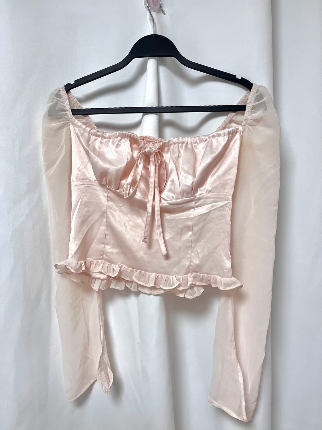 클리시어 코프 워니 블라우스 핑크 상품이미지4