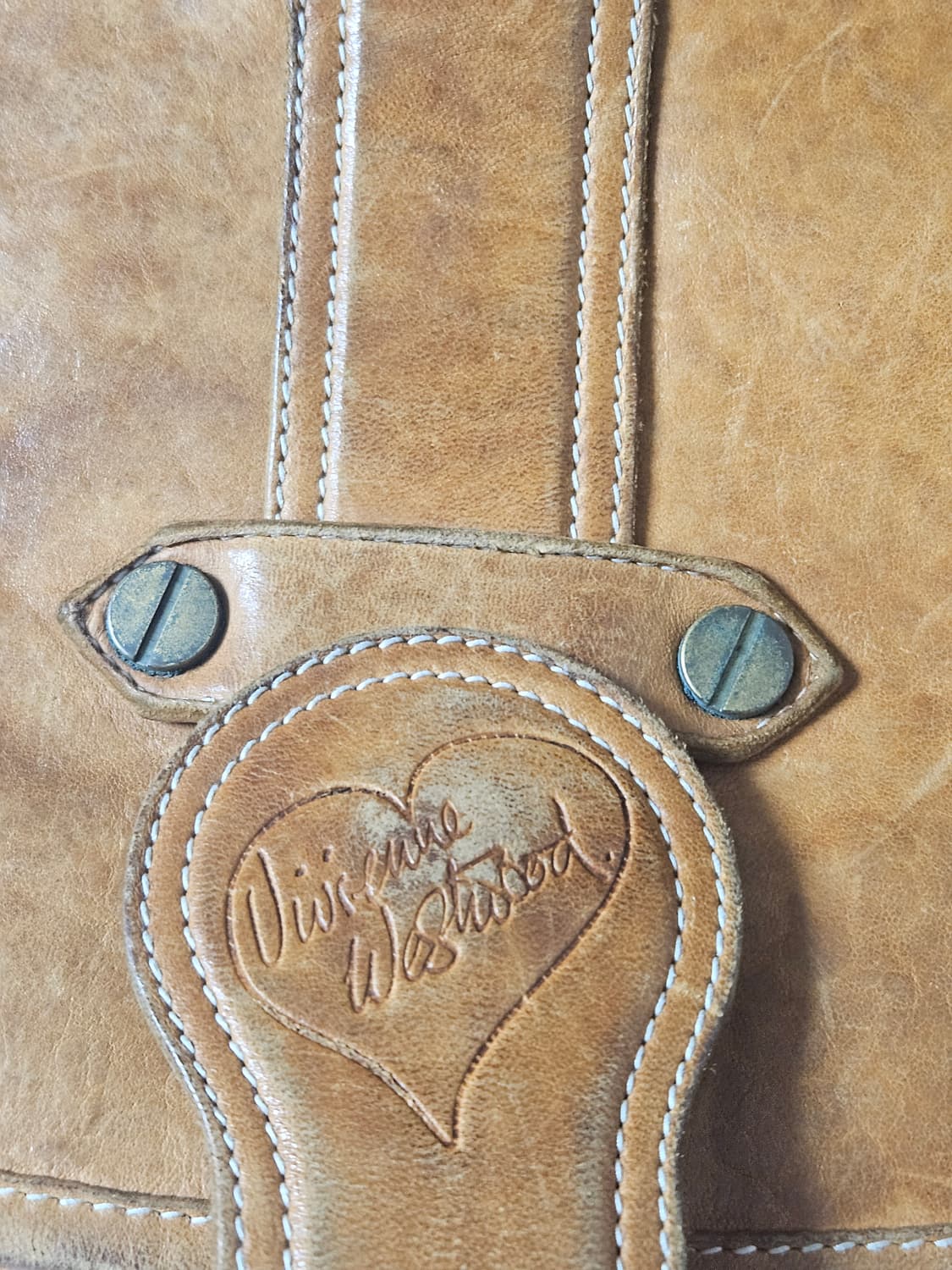 비비안웨스트우드 나인웨스트 리얼레더 크로스백/빈티지 가방 상품이미지9