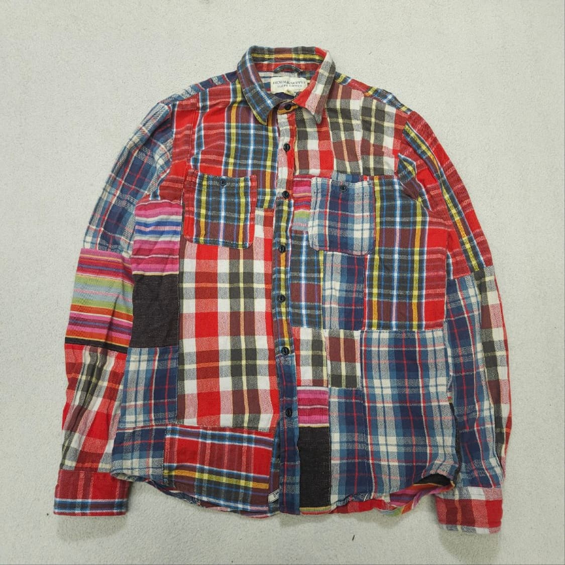 데님앤서플라이 패치워크 셔츠 M 상품이미지1