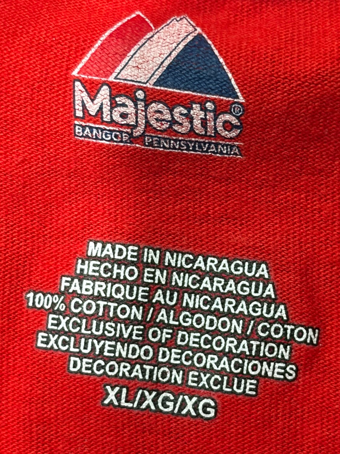 마제스틱(Majestic) 빈티지 디트로이트 레드윙스 티셔츠 상품이미지4