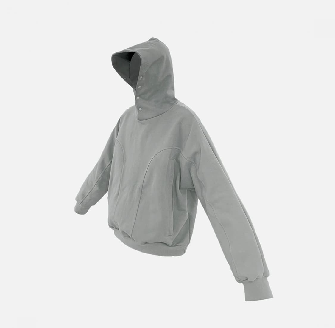 그레일즈 / 지오메트리 후디(2사이즈,애쉬세이지) 상품이미지2