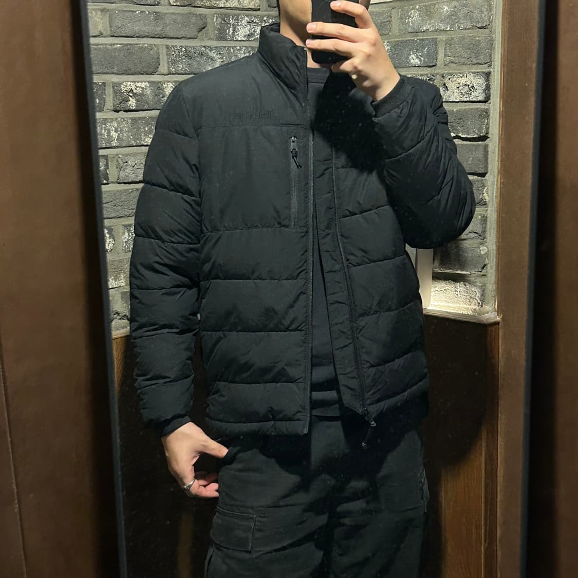 M) 팀버랜드 블랙 패딩 점퍼 상품이미지10