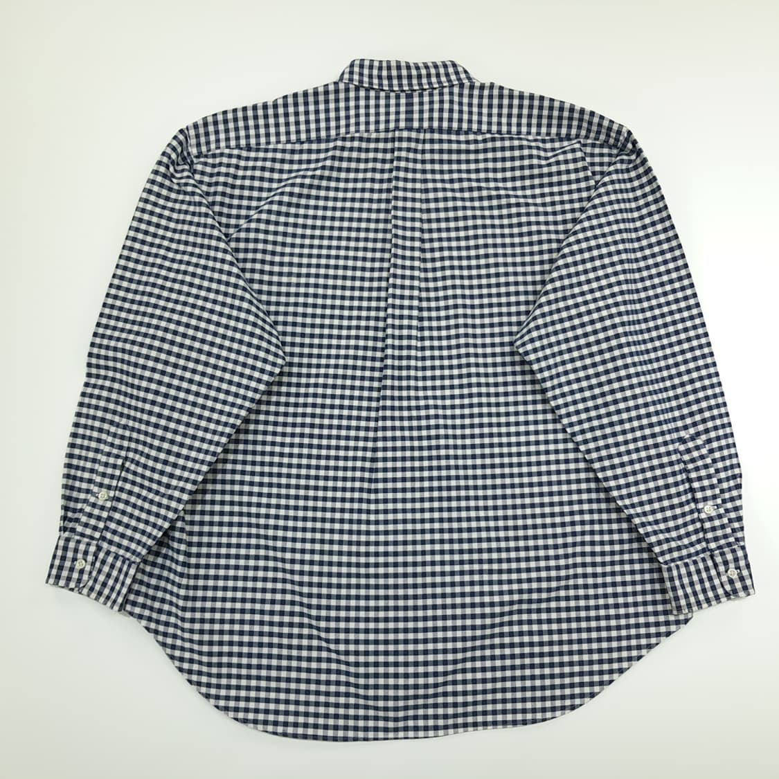 CN774 XL 폴로 랄프로렌 빅셔츠 네이비 깅엄체크 긴팔 셔츠 남방 상품이미지9