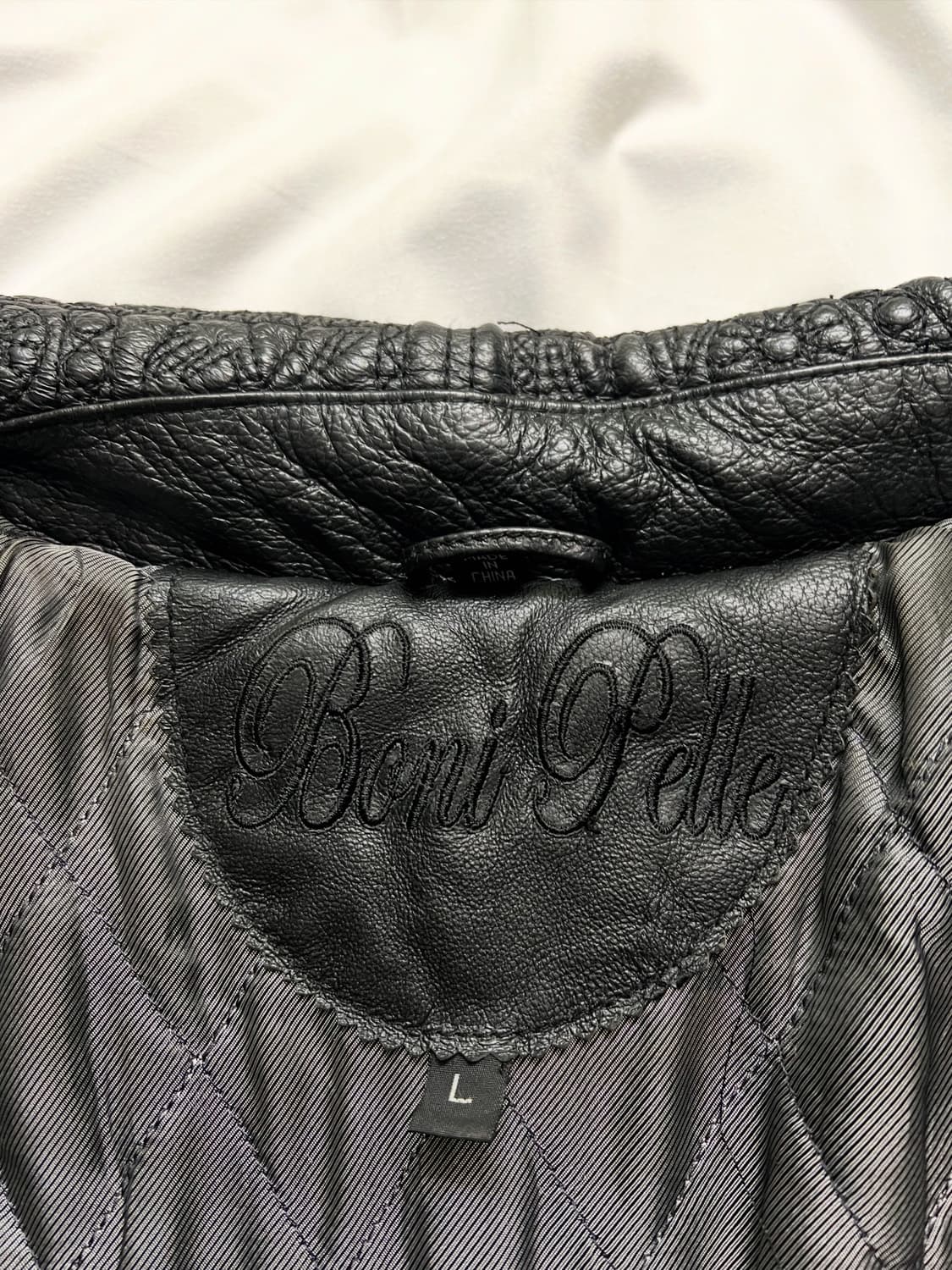 보니 펠레펠레 하이롤러 가죽자켓 상품이미지5