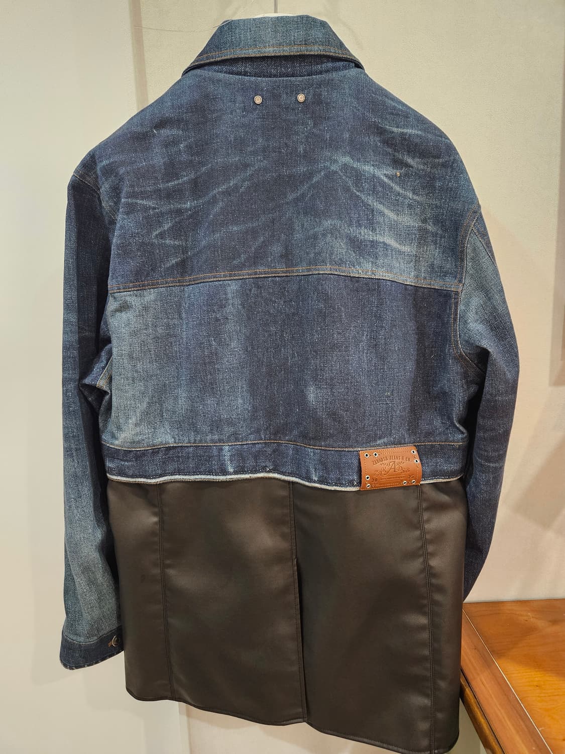 자라 x 앤더슨벨 데님 콤보 점퍼 미디움 블루 XL 상품이미지8