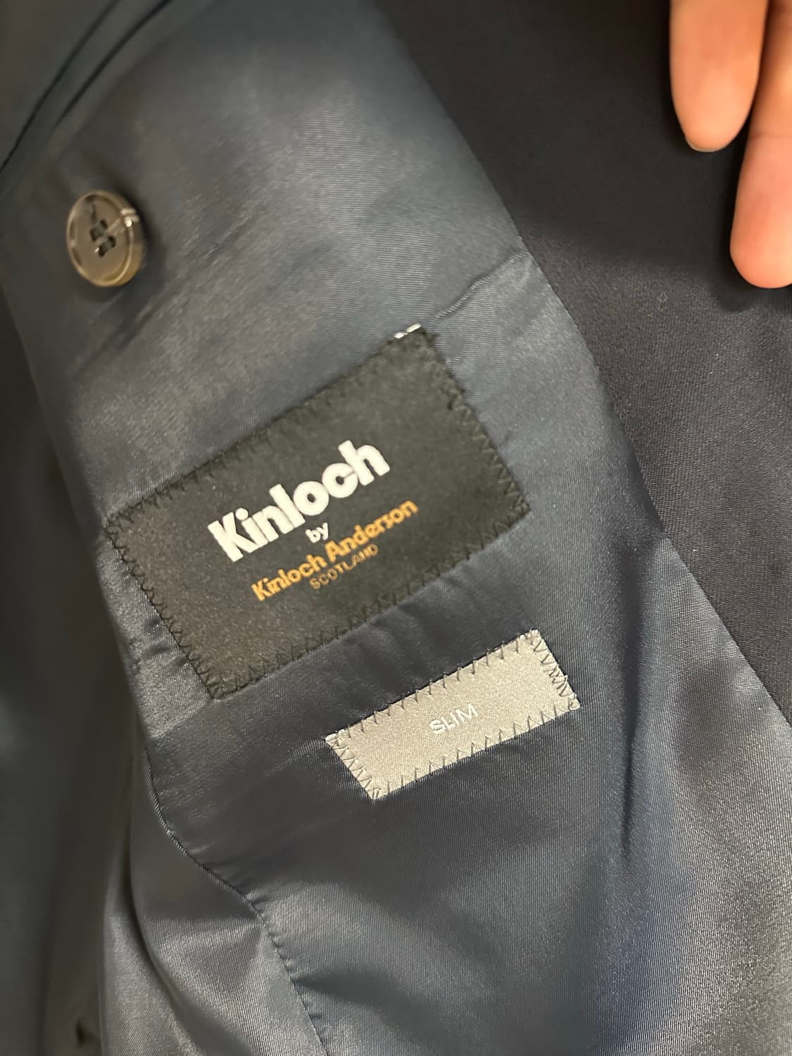 킨록 정장 네이비 (100, 82) 상품이미지3