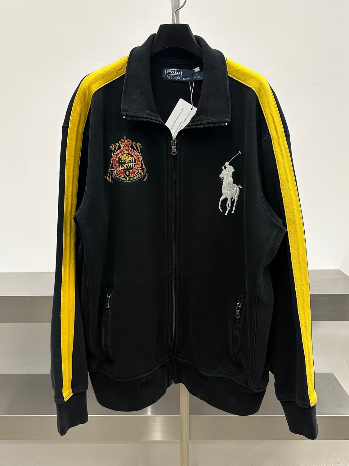 폴로 랄프로렌 빅포니 배색 스웻집업  상품이미지4