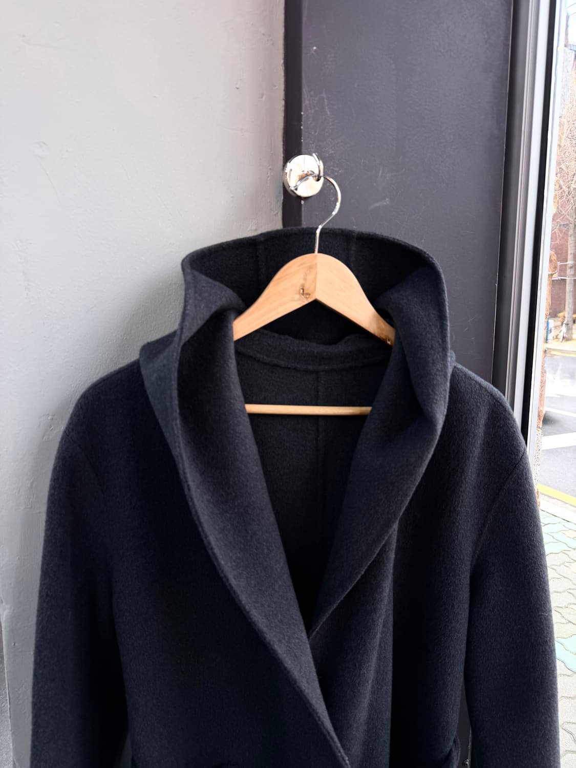 82/ 시스템 19FW 앙고라 캐시미어 벨티드 코트 상품이미지3