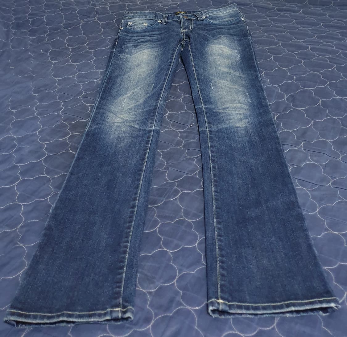 로얄치즈 스판 워싱 스키니 데님팬츠 (26) 상품이미지1