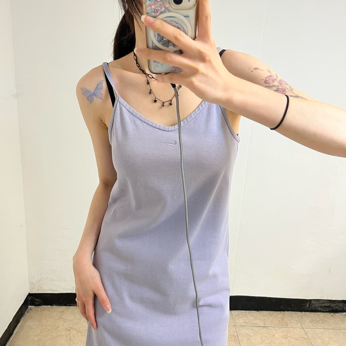 Nike Lavender Slip Dress 상품이미지3