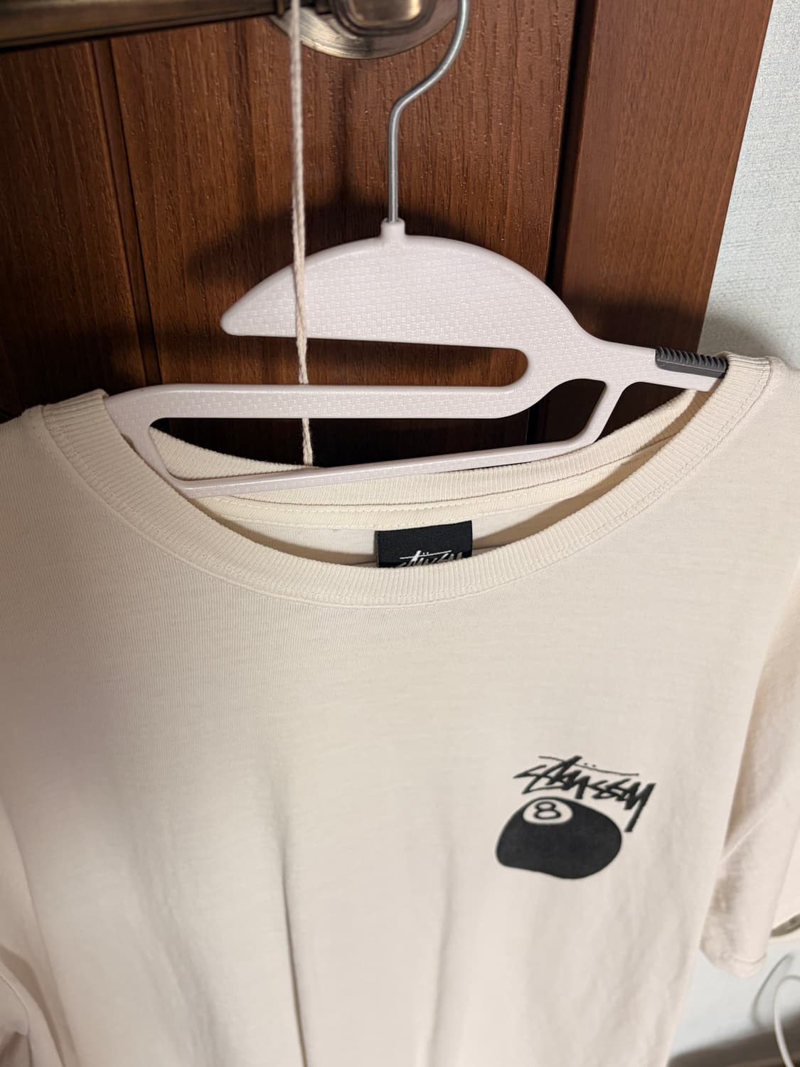 스투시 8볼 피그먼트 다이드 티셔츠 내츄럴 m사이즈 상품이미지4