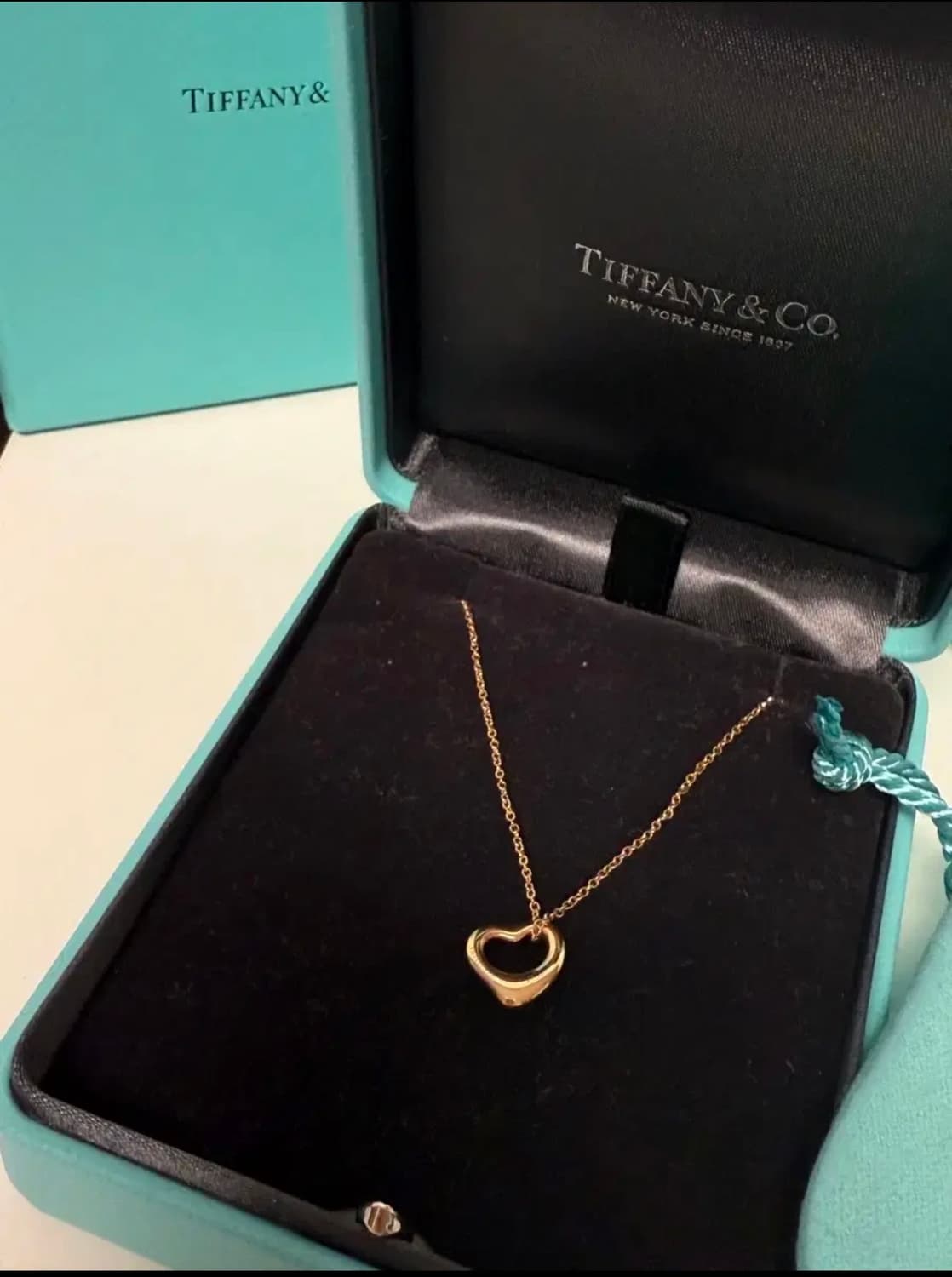 티파니앤코 오픈하트 로즈골드 11mm 목걸이 상품이미지2